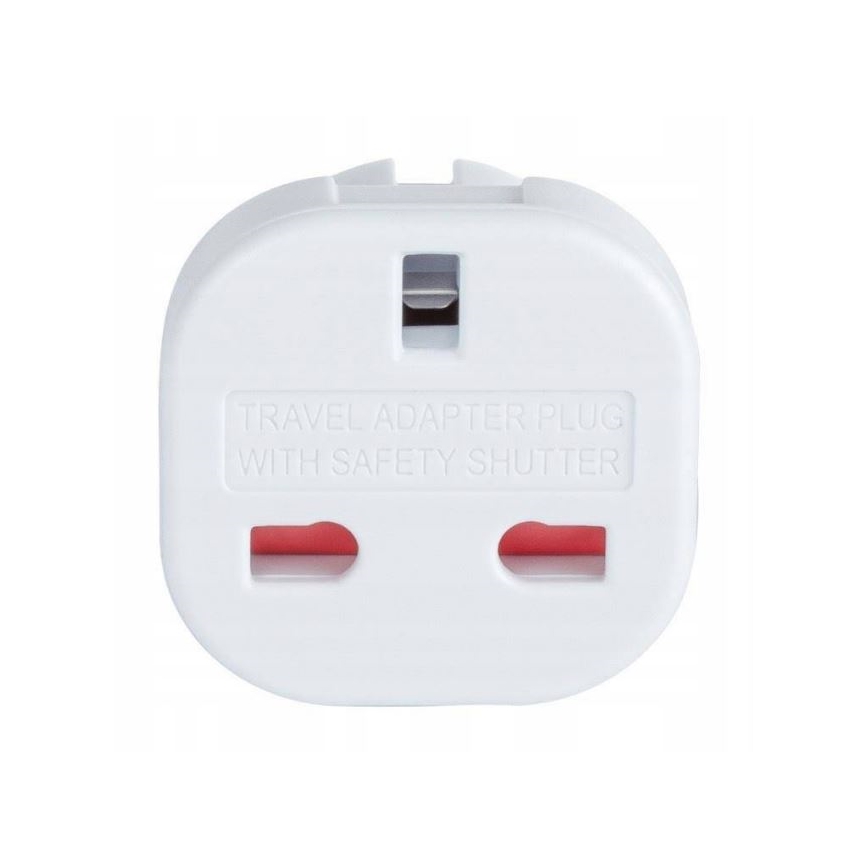 Adaptor de călătorie pentru priză UK la UE