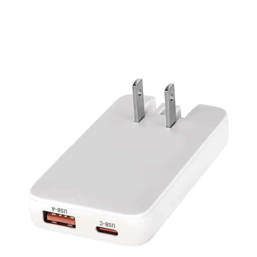 Adaptor de călătorie USB GaN, 100–250V, cu capete interschimbabile