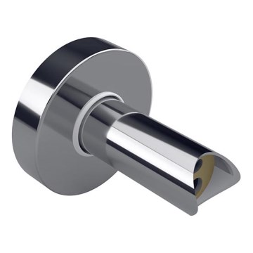 Adaptor pentru conectare încastrată a uscătoarelor electrice, 6,4x6,4 cm, argintiu