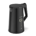 AENO - Fierbător electric inteligent cu afișaj LED, 1,7 l, 2200 W/230 V, negru