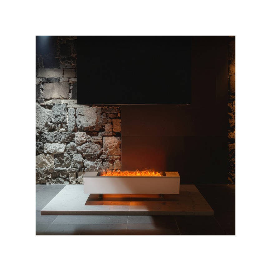 AENO - Încălzitor electric inteligent cu funcție directă și convector, 1000/2000 W, alb