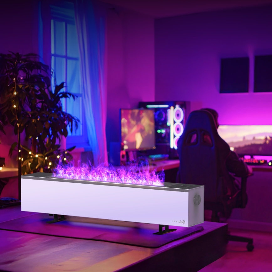 AENO - Încălzitor electric inteligent cu funcție directă și convector, 1000/2000 W, alb