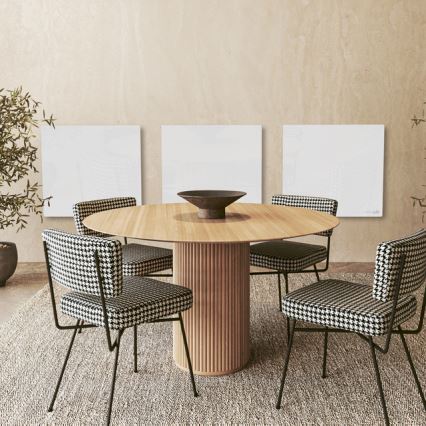 AENO - Panou infraroșu electric inteligent 500W, temporizator/termostat, Wi-Fi, alb