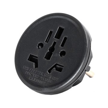 Aigostar - Adaptor de călătorie pentru UE negru
