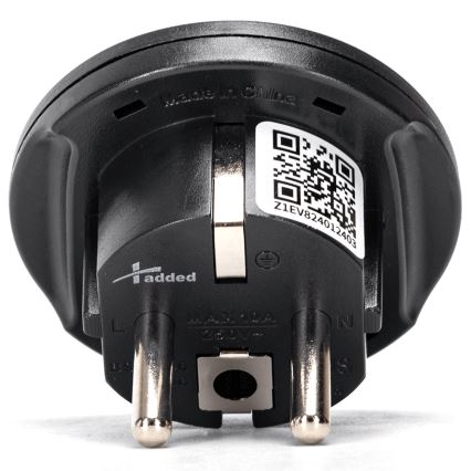 Aigostar - Adaptor de călătorie pentru UE negru