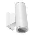Aigostar - Aplică de perete pentru exterior 2xGU10/230V IP65 albă, rotundă