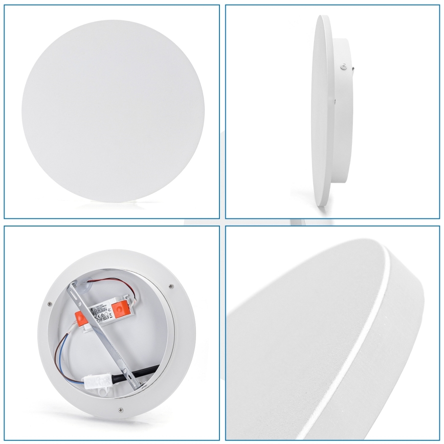 Aigostar - Aplică LED 12W, 230V, 6500K, 25 cm, albă