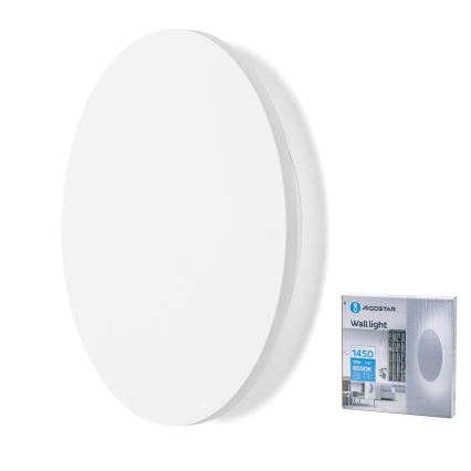 Aigostar - Aplică LED 12W, 230V, 6500K, 25 cm, albă