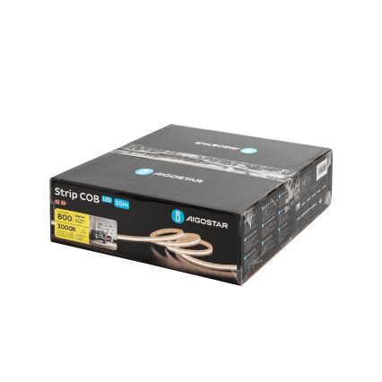 Aigostar - Bandă LED 50 m, 320W, 230V, 3000K, IP65