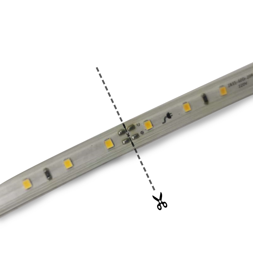 Aigostar - Bandă LED 50 m, 350 W, 230 V, albastru, IP65
