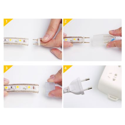 Aigostar - Bandă LED pentru exterior 50m LED/350W/230V 3000K IP65