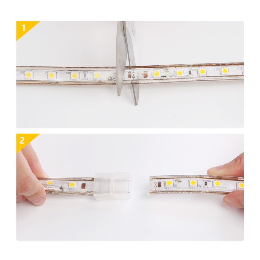 Aigostar - Bandă LED pentru exterior 50m LED/350W/230V 3000K IP65