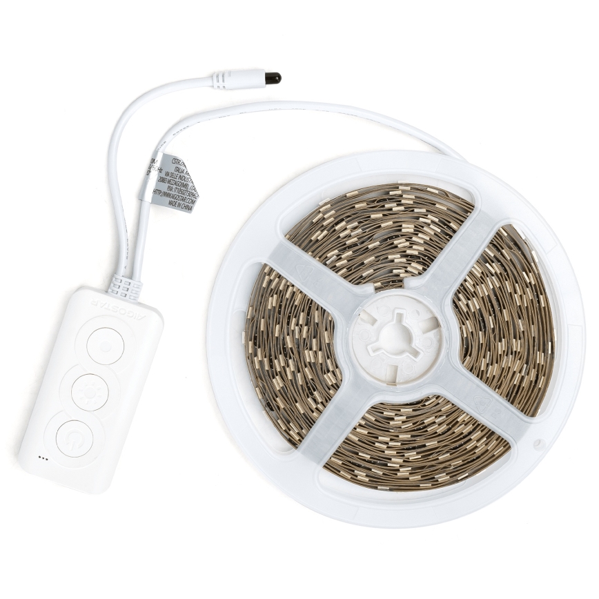 Aigostar - Bandă LED RGBIC dimabilă 10 m LED/24W/24V + telecomandă Wi-Fi