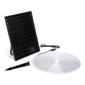 Aigostar - Bandă LED solară reglabilă LED/20W/3,2V 20 m 2700K IP65 20000 mAh + telecomandă