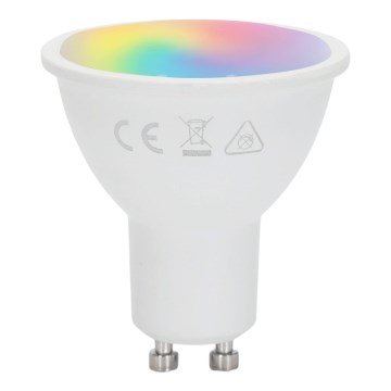 Aigostar - Bec LED RGBW dimerizabil GU10/4,8W/230V 3000K + telecomandă