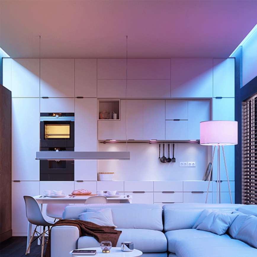 Aigostar - Bec LED RGBW dimabil GU10/6W/230V 3000K + telecomandă