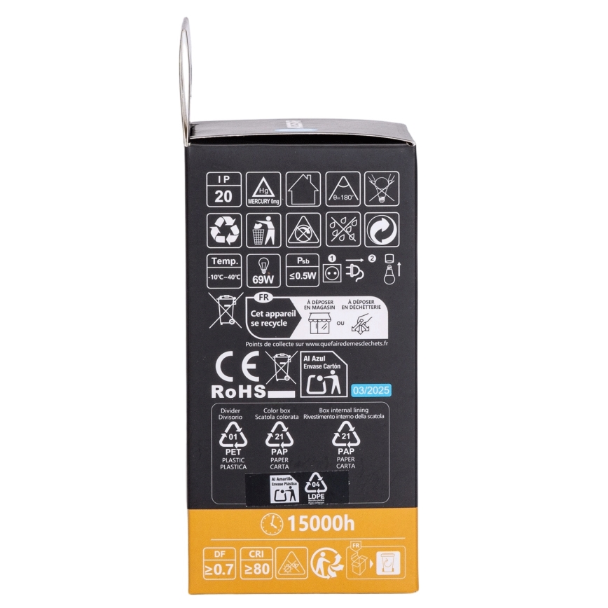 Aigostar - Bec LED RGBW dimabil A60 E27/10W/230V 3000K + telecomandă