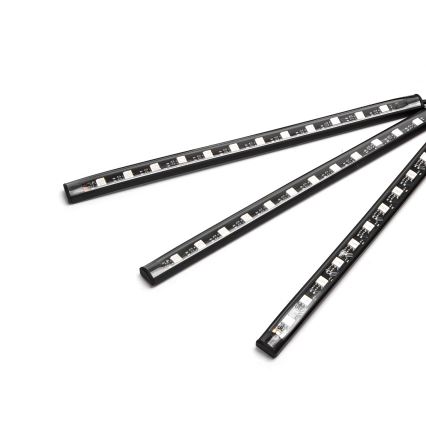 Aigostar - Bandă LED RGB reglabilă pentru mașină, LED 4,5 W / 5 V, cu telecomandă