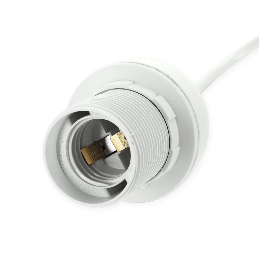 Aigostar - Cablu de alimentare 1xE27/60W/250V alb