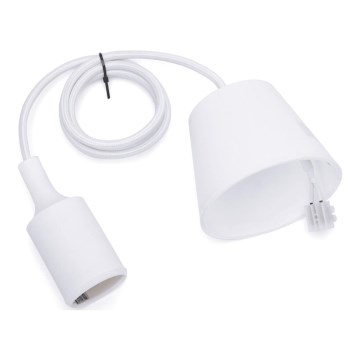 Aigostar - Cablu de alimentare 1xE27/60W/250V alb