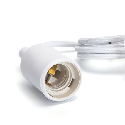 Aigostar - Cablu de alimentare 1xE27/60W/250V alb