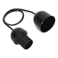 Aigostar - Cablu de alimentare 1xE27/60W/250V negru