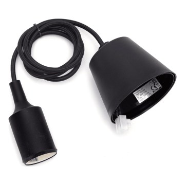 Aigostar - Cablu de alimentare 1xE27/60W/250V negru