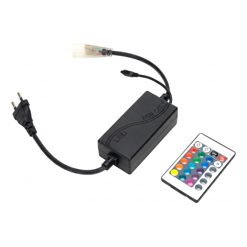 Aigostar - Cablu de alimentare pentru bandă LED RGB 1000W/230V cu telecomandă