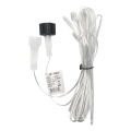 Aigostar - Cablu prelungitor de exterior pentru ghirlande luminoase 5 m IP44 transparent