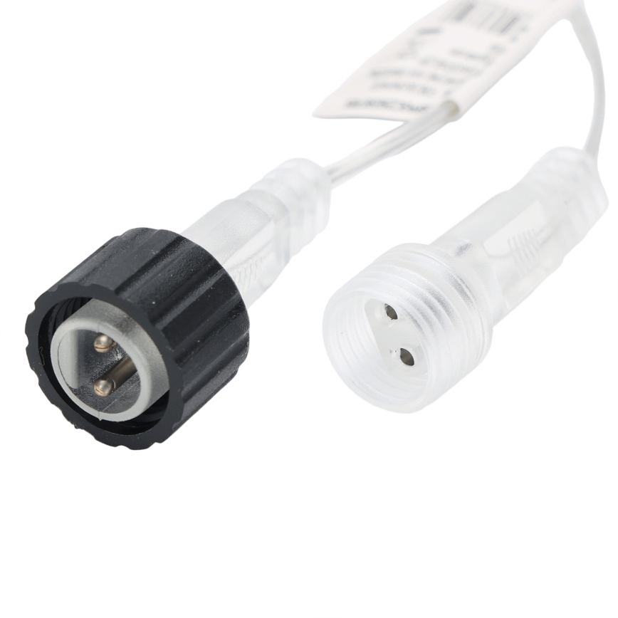 Aigostar - Cablu prelungitor de exterior pentru ghirlande luminoase 5 m IP44 transparent
