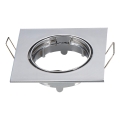 Aigostar - Cadru pentru spot încastrat GU10 8,2x8,2 cm crom lucios