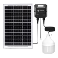 Aigostar - candelabru solar LED/70W/12V 6000 mAh 6500K IP65 Ø 12 cm + telecomandă