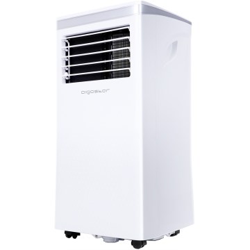 Aigostar - Climatizor portabil inteligent 3în1 1003W/230V 9000 BTU Wi-Fi alb + telecomandă