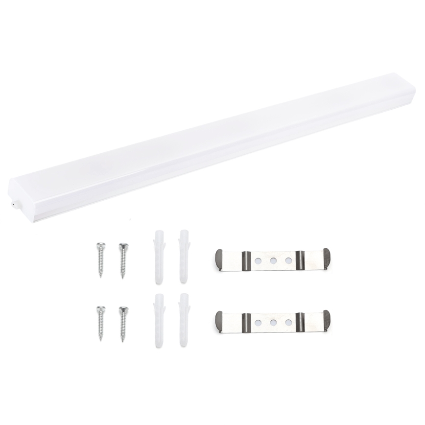 Aigostar - Corp de iluminat LED tip fluorescent MESH, 30W, 230V, 6500K, reglabil, cu telecomandă