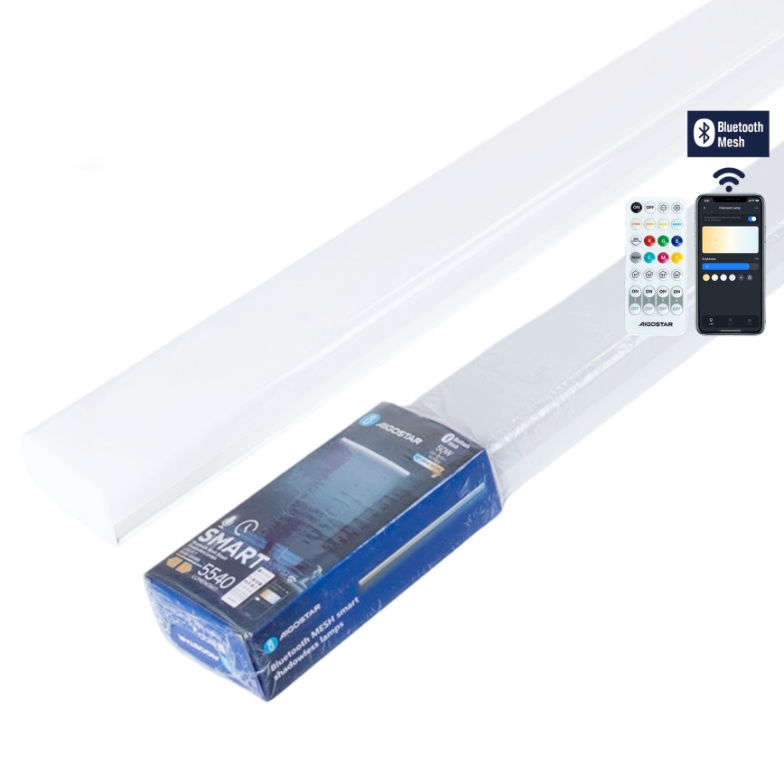 Aigostar - Corp de iluminat LED dimerizabil, tip fluorescent, MESH, 50W, 230V, 3000-6500K