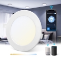 Aigostar - Corp de iluminat LED încastrat dimabil 12W/230V d. 17 cm Wi-Fi Aigostar