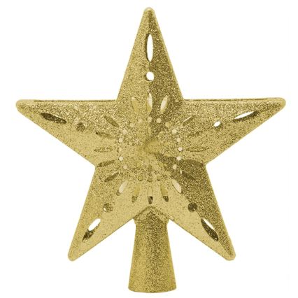 Aigostar - proiector LED de Crăciun cu fulgi de zăpadă LED/5W/230V alb rece stea aurie