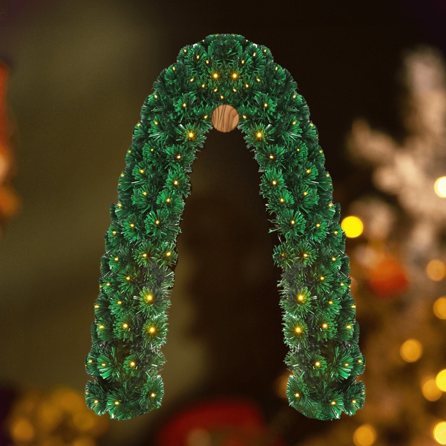 Aigostar - Instalație LED de Crăciun pentru exterior 112xLED/3,6W/230V 2m IP44 alb cald