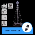 Aigostar - Decorațiune LED de Crăciun pentru exterior, 120 cm, LED/3,6W/230V, IP44, lumină albă rece