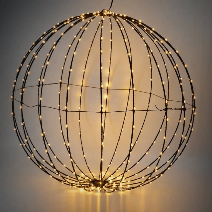 Aigostar - Decorațiune LED de Crăciun pentru exterior 177xLED/3,6W/230V 60 cm IP44 alb cald