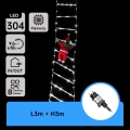 Aigostar - Decorațiune LED de Crăciun pentru exterior 304xLED/8 funcții 3m IP44 alb rece