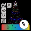 Aigostar - Decorațiune LED de Crăciun pentru exterior, 350 LED, 3,5 m, IP44, multicoloră