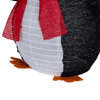 Aigostar - Decorațiune LED de Crăciun pentru exterior, pinguin, 50x LED, 3x AA, 0,7 m, IP44, cu telecomandă