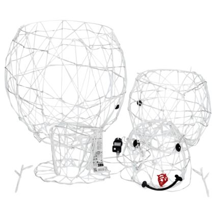 Aigostar - Decorațiune LED de Crăciun pentru exterior 3,6W/31/230V 2700K 120 cm IP44 Om de zăpadă