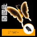 Aigostar - Decorațiune LED de exterior 306xLED IP44 alb cald fluture