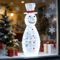Aigostar - Decorațiune LED de exterior pentru Crăciun 260xLED/8 funcții 1,2m IP44 alb rece om de zăpadă