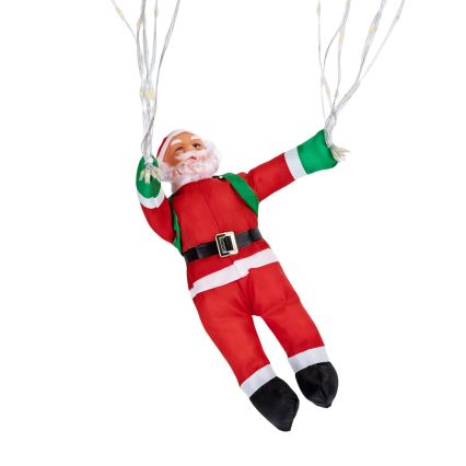 Aigostar - Decorațiune LED de exterior pentru Crăciun, 3xAA, IP44, Moș Crăciun