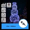 Aigostar - Decorațiune LED de exterior pentru Crăciun, om de zăpadă, LED/3,6W/31/230V 6500K 60 cm IP44