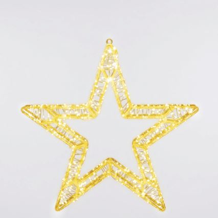 Aigostar - LED Decorațiune de Crăciun pentru exterior 540xLED/6W/230V IP44 alb cald 45cm stea