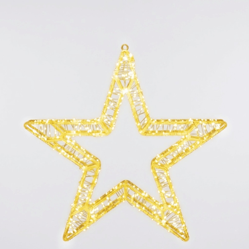 Aigostar - LED Decorațiune de Crăciun pentru exterior 540xLED/6W/230V IP44 alb cald 45cm stea